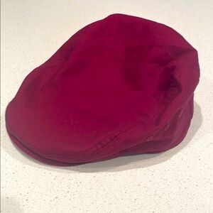 Jangoul - Burgundy Flat Cap.